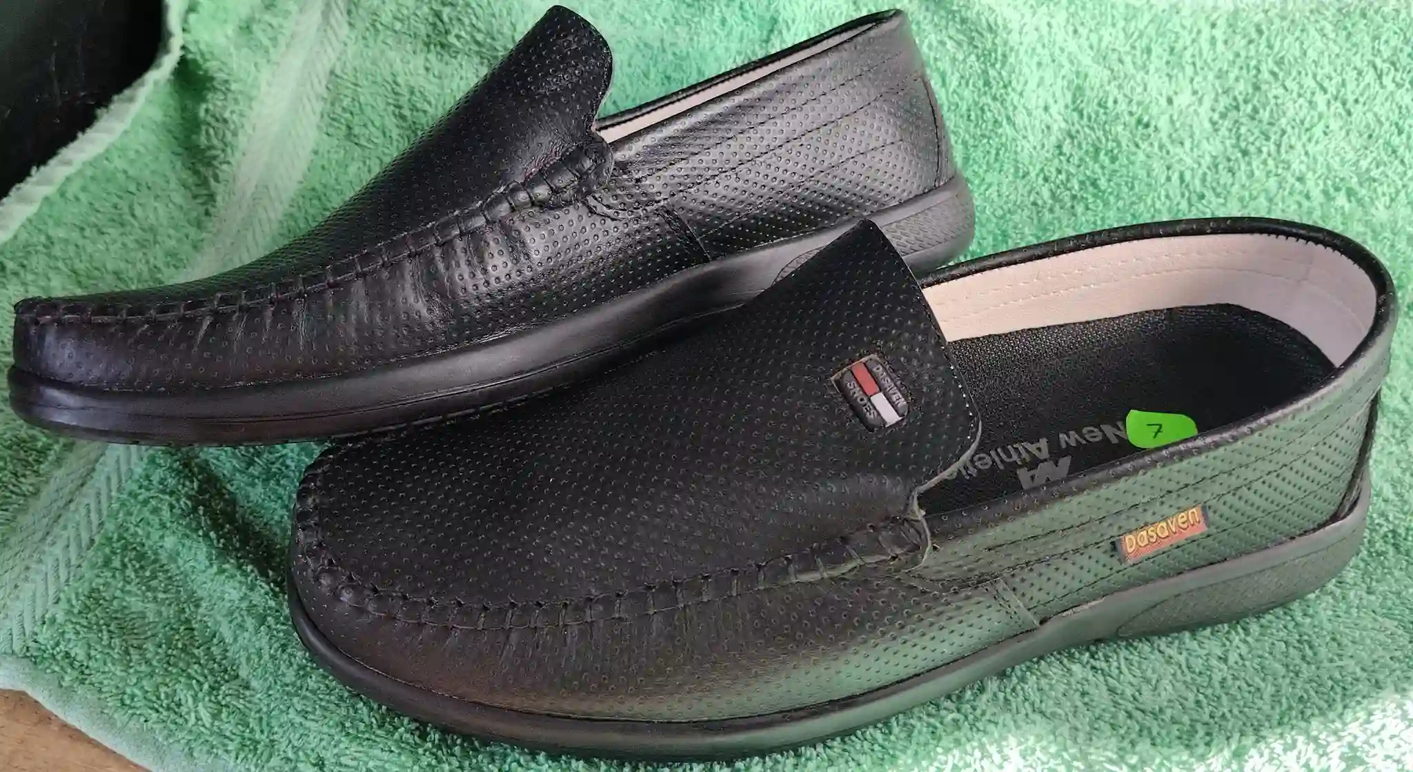 Zapato mocasín negro